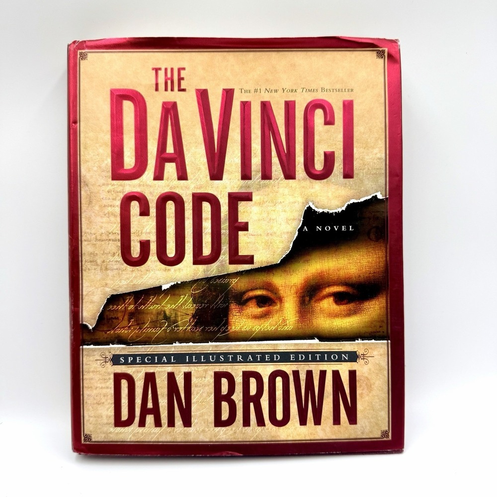 The Da Vinci Code Special Illustrated First Edition Hardcover 2004 Dan Brown Art